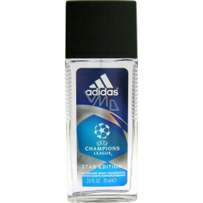 Adidas UEFA Champions League Star Edition parfémovaný deodorant sklo pro muže 75 ml