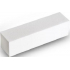Pilník na nehty 4 stranný blok bílý 9,5 x 2,5 x 2,5 cm