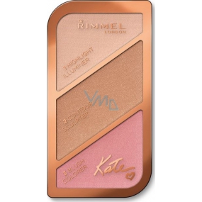 Rimmel London Kate Sculpting Palette konturovací paleta 001 Golden Sands 18,5 g