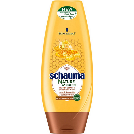 Schauma Nature Moments Medový elixír a olej z opuncie mexické pro regeneraci a sílu balzám na vlasy 200 ml