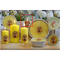 Lima Aroma Dreams Citronela repelentní aromatická svíčka sklenička s víčkem 120 g