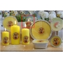 Lima Aroma Dreams Citronela repelentní aromatická svíčka sklenička s víčkem 120 g