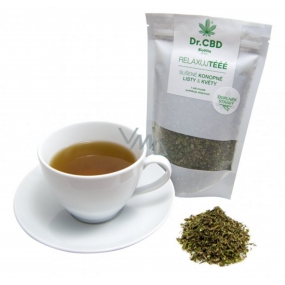 Dr. CBD Relaxujtééé Konopný čaj působí antibakteriálně, protizánětlivě, podporuje imunitu sypaná herba 40 g