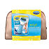Scholl Velvet Smooth Marine Minerals elektrický pilník na chodidla středně drsný s minerály + zlatá kosmetická taška, kosmetická sada