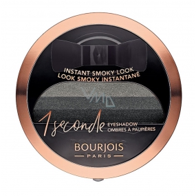 Bourjois One Second 3D oční stíny 01 Black on Track 3 g