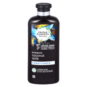 Herbal Essences Hydrate Coconut Milk Kondicionér s kokosovým mlékem, pro lesklé a hydratované vlasy, bez parabenů 360 ml
