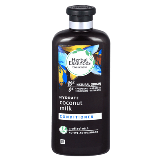 Herbal Essences Hydrate Coconut Milk Kondicionér s kokosovým mlékem, pro lesklé a hydratované vlasy, bez parabenů 360 ml
