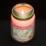 Yankee Candle Pastel Romance Illuma Lid prstenec ozdobný kovový na střední a velké vonné svíčky Classic 8,5 x 3 cm