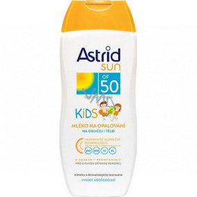 Astrid Sun Kids OF50 mléko na opalování 200 ml