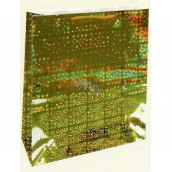 Nekupto Dárková papírová taška hologram standart 23 x 18 x 10 cm Zlatá THM