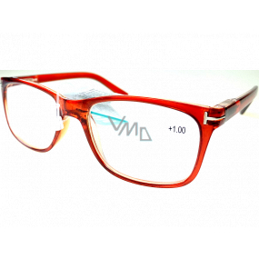 Berkeley Čtecí dioptrické brýle +1 plast červené 1 kus MC2194