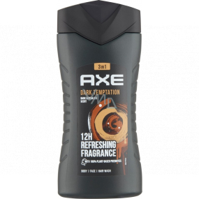 Axe Dark Temptation 3v1 sprchový gel pro muže 250 ml