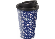 Albi Luxusní termohrnek Modrý pattern 350 ml