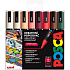 Posca Univerzální sada akrylátových popisovačů 1,8 - 2,5 mm Autumn mix zemitých tónů 8 kusů PC-5M