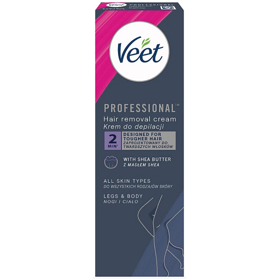 Veet Professional Bambucké máslo depilační krém 100 ml
