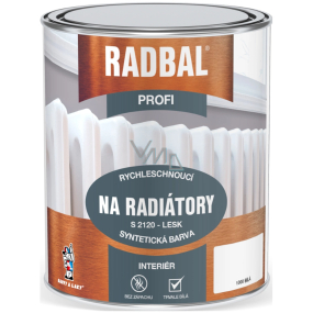 Radbal Profi S2120 speciální barva na radiátory 1000 Bílá 0,6 l