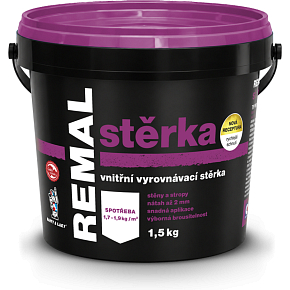 REMAL Stěrka na zeď vyrovnávací štuk, 1,5 kg