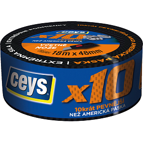 Ceys Profesionální páska x10, 18 m × 48 mm