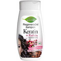 BIO BIONE KERATIN + KOFEIN Regenerační šampon 260 ml