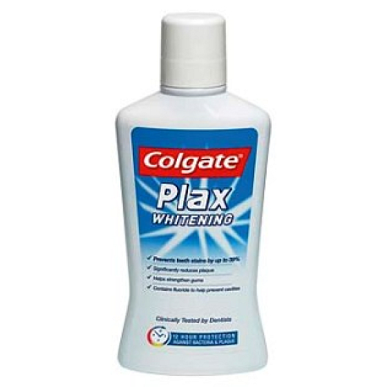 Colgate Plax Whitening ústní voda s bělicím účinkem 250 ml