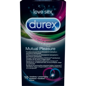Durex Mutual Pleasure kondom nominální šířka: 56 mm 10 kusů