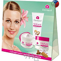 Dermacol Natural Výživný mandlový denní krém 50 ml + noční krém 50 ml + krém na ruce 100 ml, kosmetická sada