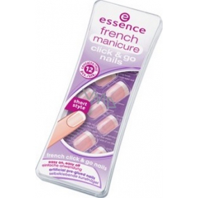Essence French Manicure Click & Go Nails umělé nehty 02 Girls Only! 12 kusů