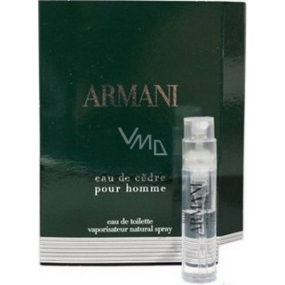 Giorgio Armani Eau de Cédre pour Homme toaletní voda 1,2 ml s rozprašovačem, vialka