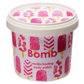 Bomb Cosmetics Vanilková poleva - Vanilla Frosting přírodní tělový peeling 375 g