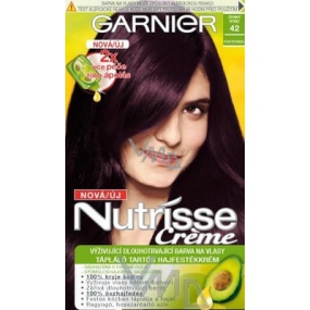 Garnier Nutrísse Créme barva na vlasy 42 Černý rybíz