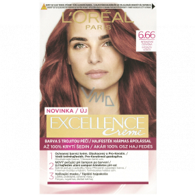 Loreal Paris Excellence Creme barva na vlasy 6.66 Intenzivní červená