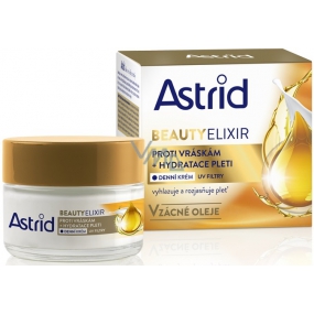 Astrid Beauty Elixir Hydratační denní krém proti vráskám s UV filtry 50 ml