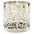 Yankee Candle Matrix Brushed Silver svícen kovový na malý decor nebo vonné perly