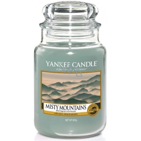 Yankee Candle Misty Mountains - Mlžné hory vonná svíčka Classic velká sklo 623 g