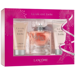 Lancome La Vie Est Belle parfémovaná voda pro ženy 30 ml + tělové mléko pro ženy 50 ml + sprchový gel 50 ml, dárková sada