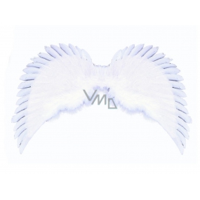 Andělská křídla bílá třpytivá rozložení je cca 63 cm