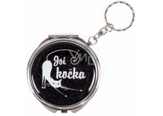 Albi Zrcátko - klíčenka s textem Jsi kočka! 6,5 cm