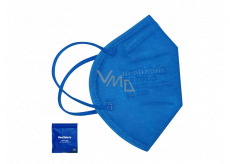 Healfabric Respirátor ústní ochranný 5-vrstvý FFP2 obličejová maska modrá medium 1 kus