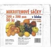 Impro Sáček mikroténový v bloku 12my 200 x 300 mm 50 kusů