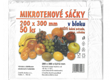 Impro Sáček mikroténový v bloku 12my 200 x 300 mm 50 kusů