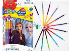 Colorino Pastelky trojhranné Disney Frozen oboustranné 24 barev