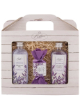 Bohemia Gifts Lavender La Provence sprchový gel 100 ml + šampon na vlasy 100 ml + ručně vyráběné mýdlo 30 g, kosmetická sada