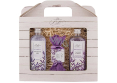 Bohemia Gifts Lavender La Provence sprchový gel 100 ml + šampon na vlasy 100 ml + ručně vyráběné mýdlo 30 g, kosmetická sada