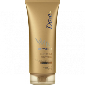 Dove Derma Spa Summer Revived samoopalovací tónovací tělové mléko 200 ml