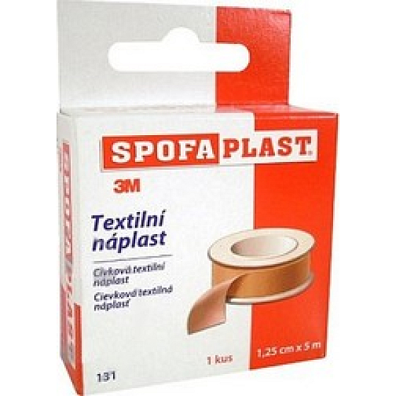 3M Spofaplast 131 cívková textilní náplast 1,25 cm x 5 m