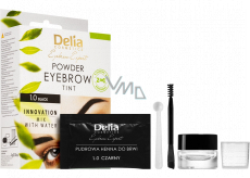 Delia Cosmetics Eyebrow Expert Henna pudrová barva na obočí 1.0 černá 4 g