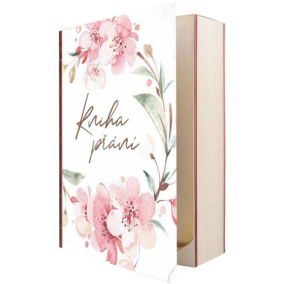 Bohemia Gifts Kniha přání sprchový gel 250 ml + olejová lázeň do koupele 250 ml, kniha kosmetická sada pro ženy