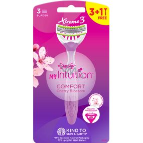 Wilkinson Xtreme 3 My Intuition Comfort Cherry Blossom holicí strojek pro ženy 4 kusy