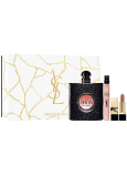 Yves Saint Laurent Opium Black parfémovaná voda 90 ml + parfémovaná voda 10 ml + mini rtěnka, dárková sada pro ženy