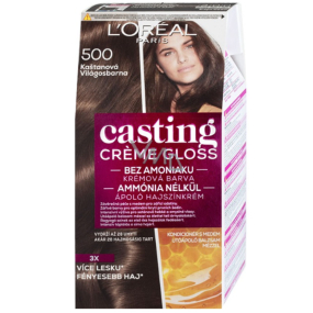 Loreal Paris Casting Creme Gloss barva na vlasy 500 kaštanová